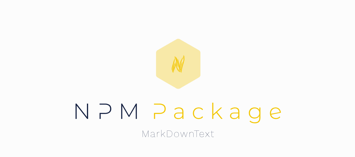 NPM Package - MarkDownText
